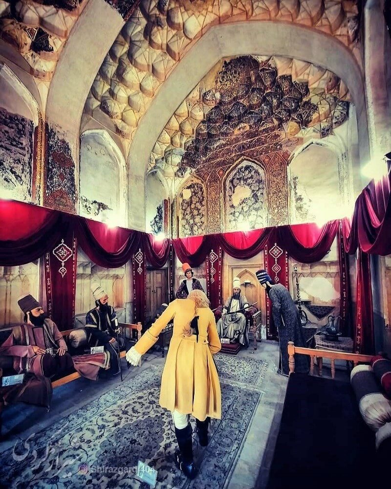 Wax statues in the court of Karimkhan Zand