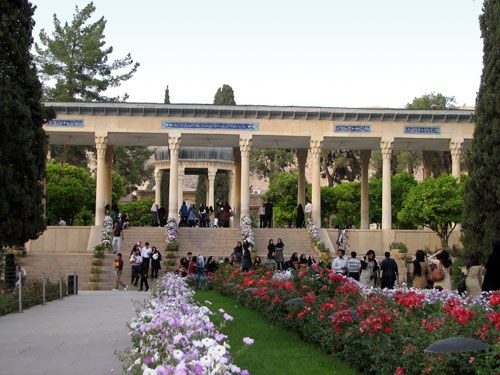 Colonnade Portico at Mausoleum of Hafez