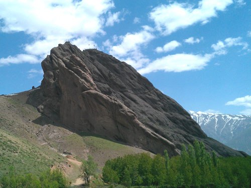 Alamout Castle in NE of Qazvin