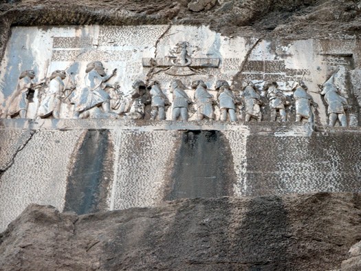 inscription & relief at Bisotun