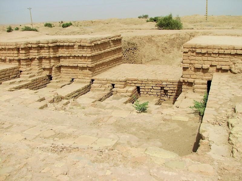 The water purification pond in the Chogha Zanbil temple