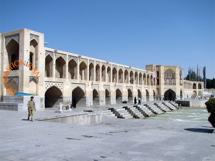 Steps on Eastern Side of Esfehan Khajou Bridge