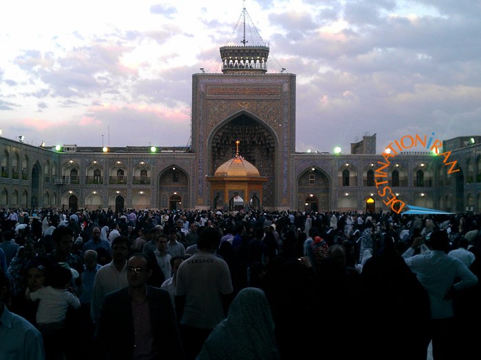 Courtyard of Imam Reza Shrine before Sunset/ Mashhad