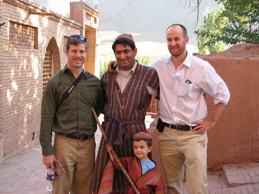 Americans on an Iran custom tour in Abyaneh