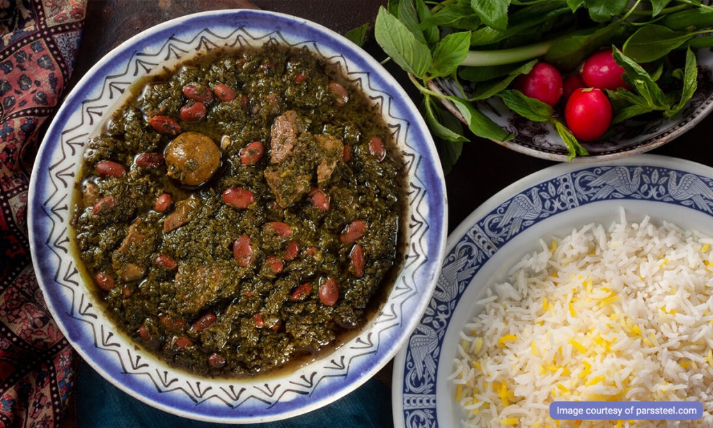 ghormeh sabzi dish