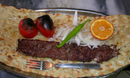 How to Serve Iranian kebab