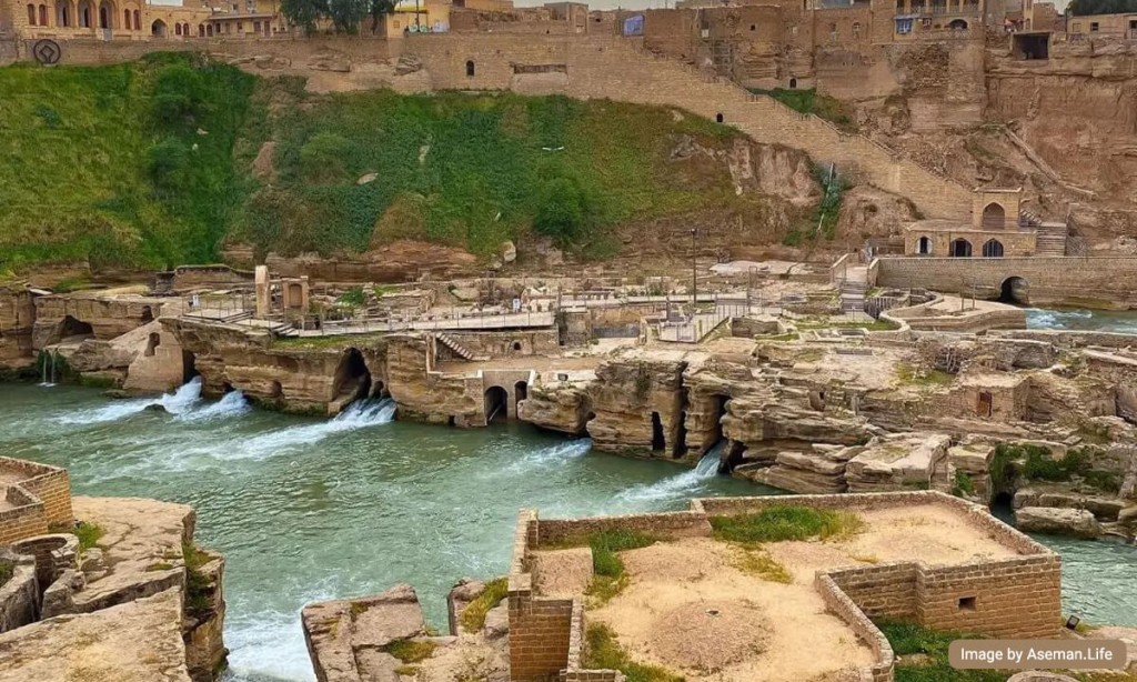 shoshtar's water cascades