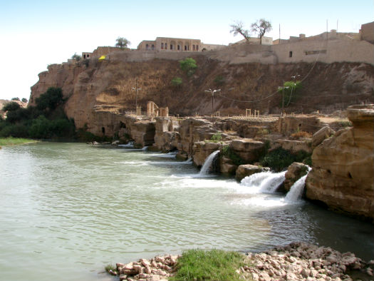 Shushtar water mills water cascades