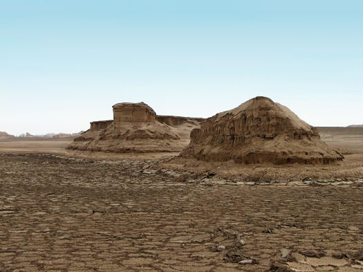lut desert in South East of Iran