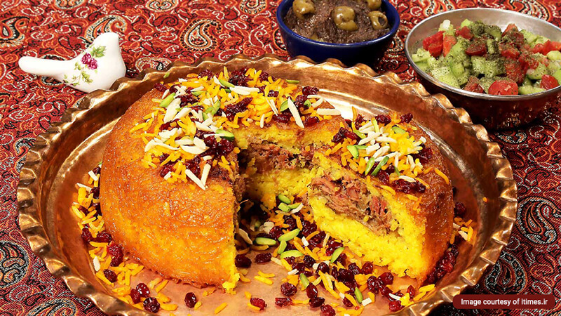 tahchin persian rice cake