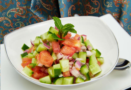 Shirazi salad, an Iranian appetizer