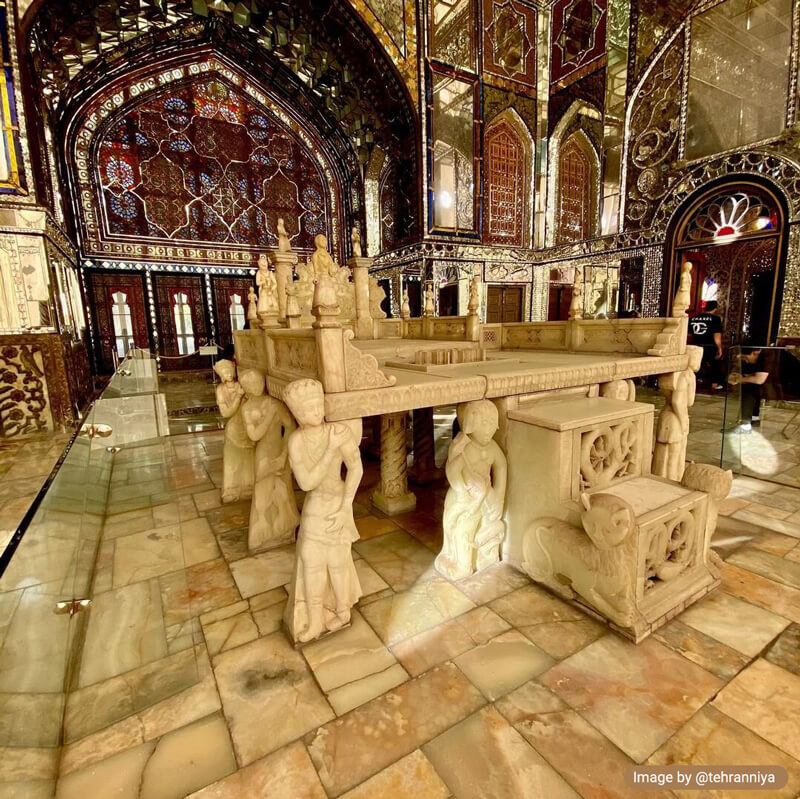 Marble Throne in Eyvan-e Takht-e Marmar