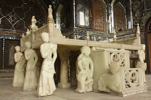 Marble Throne in Golestan palace Complex