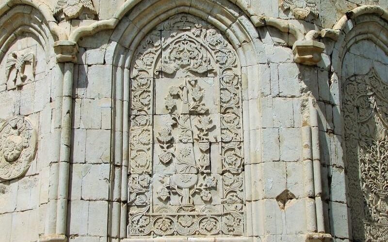 Armenian monastic ensembles of Iran: decorations in Kara Kilise, Saint Thaddeus Cathedral