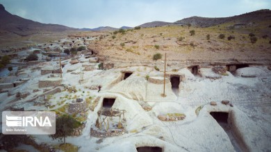 Meymand village landscape