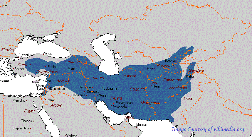 History of Seleucids on a Map