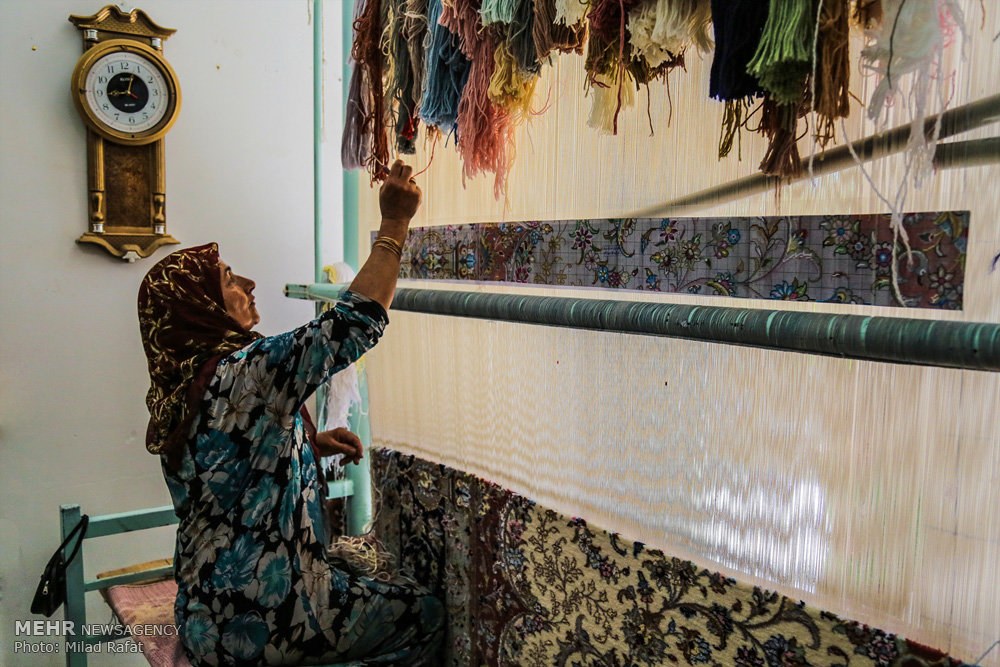 Traditional Skills of Kashan Carpet Weaving