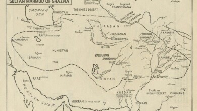 History of Ghaznavids - Map