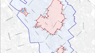 Map of Historic City of Yazd