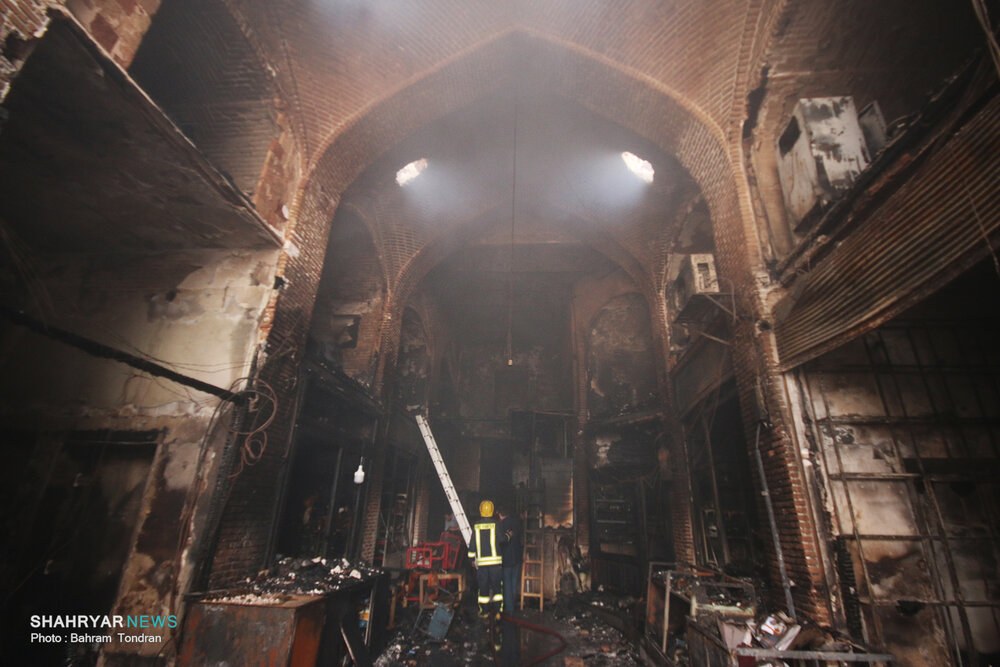 Tabriz Bazaar Fire 002