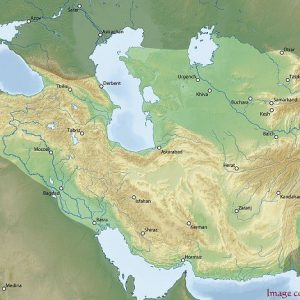 History of Timurids on map