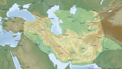 History of Timurids on map