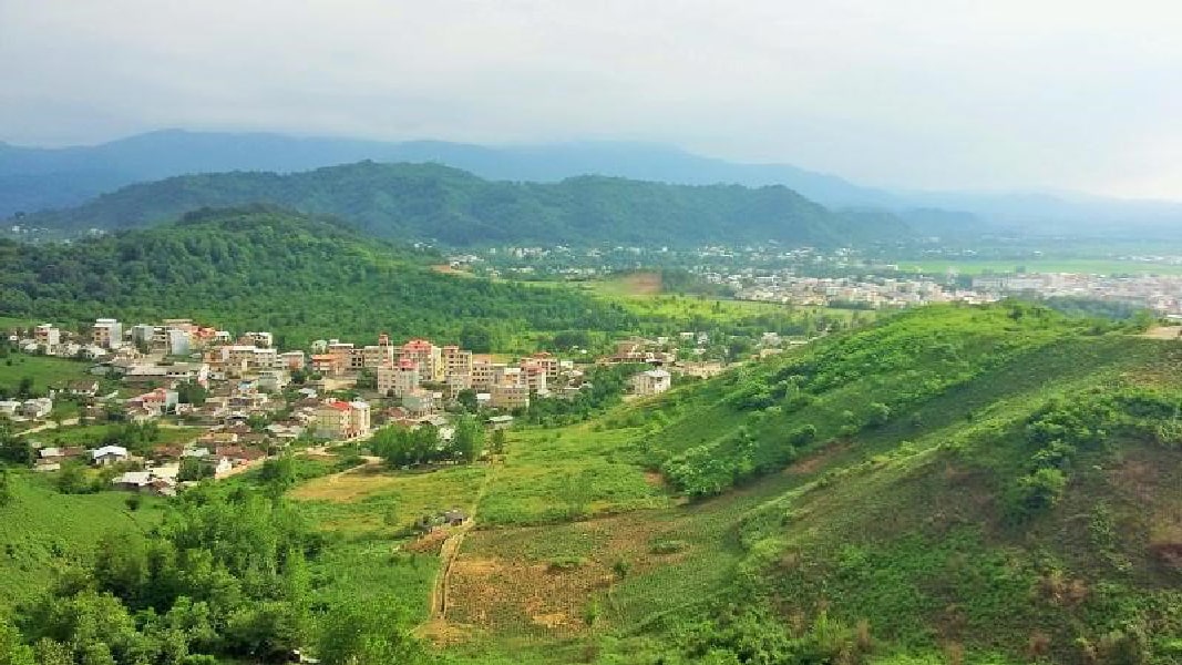 View of the Hyrcanian forests, a natural attraction in North of Iran