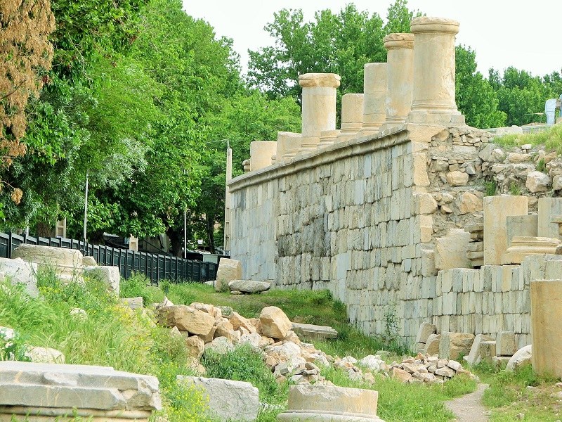 Anahita Temple or Palace of Khosrow Parviz in Kangavar, Iran