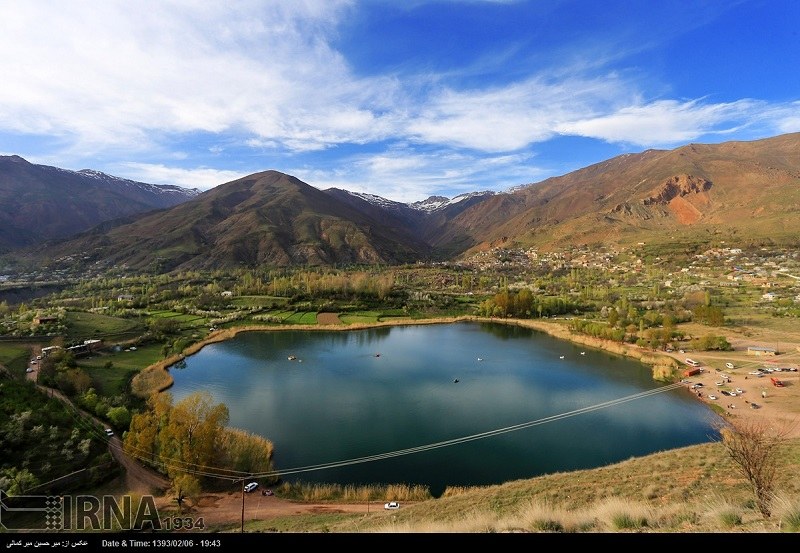 Ovan Lake near Alamut, Qazvin Province