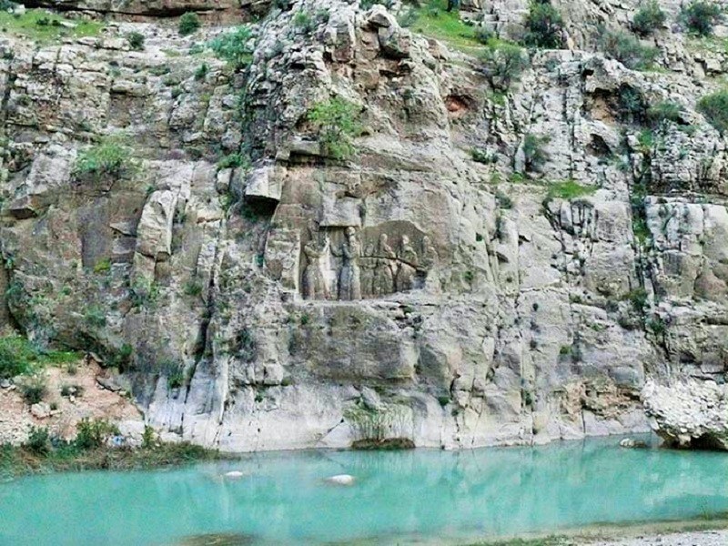 Firuzabad Ensemble: Rock Relief of the Victory of Ardeshir 