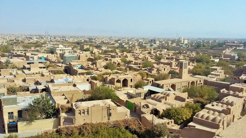 Historical City of Meybod from Above