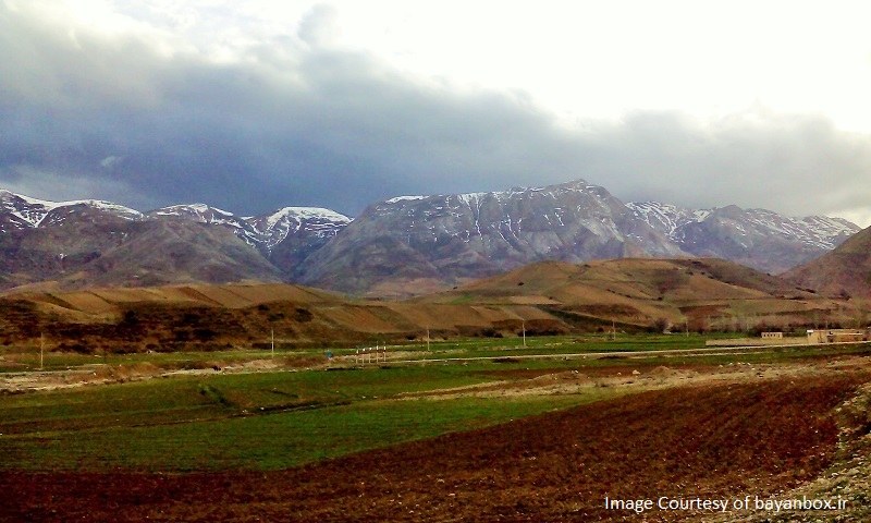 Aligol Village near Neyestanak Village