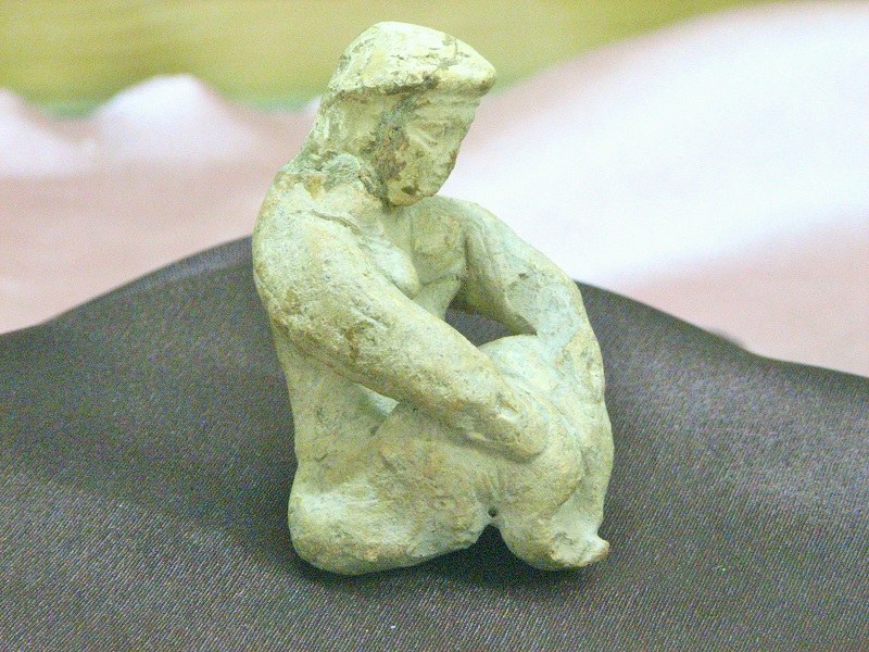 A stone object unearthed in Ecbatana