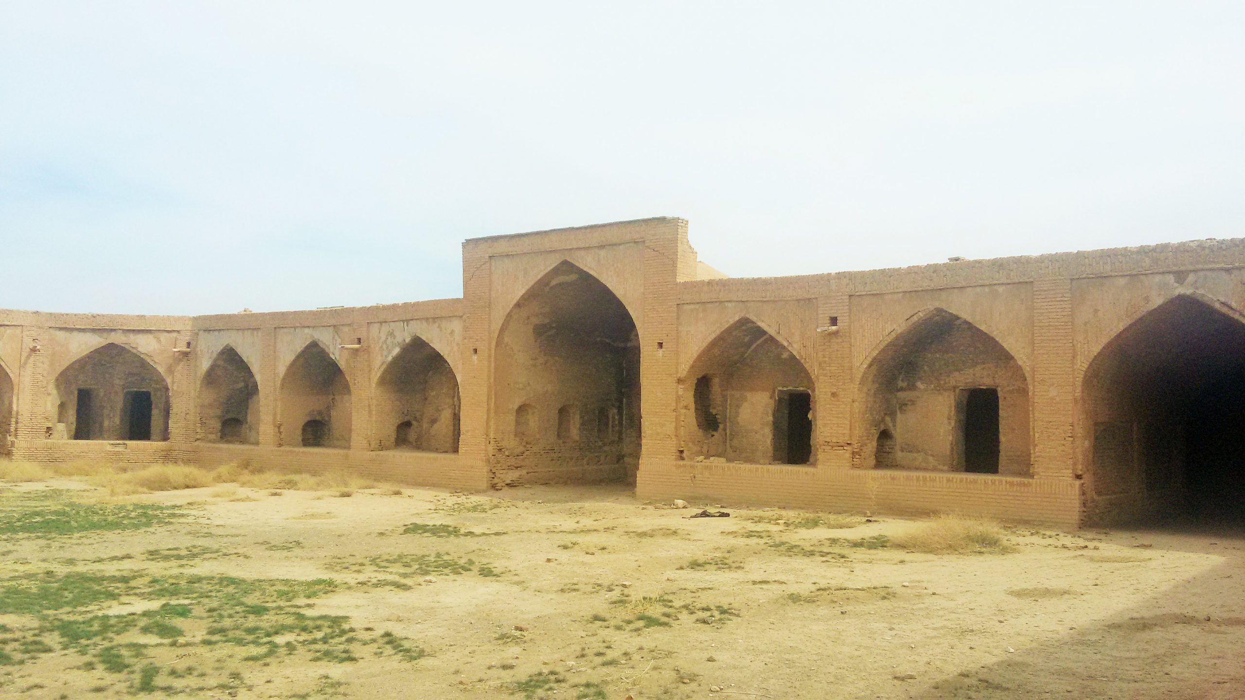 Inside Ahuvan Caravansary near Semnan