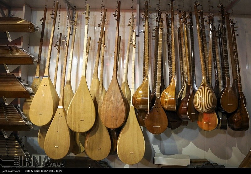 Traditional Skills of Crafting Playing Dotar in Iran