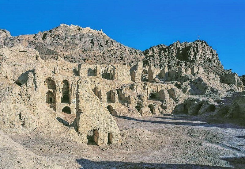Khajeh Mount Ruins near Hamoon Biosphere Reserve