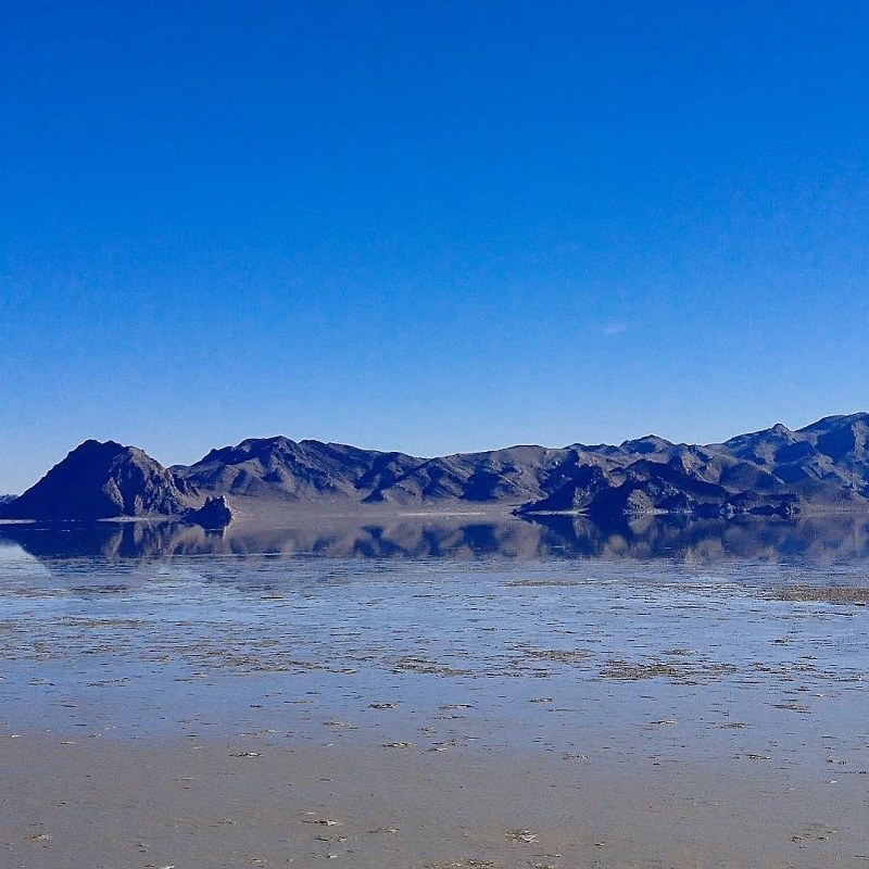 View of Neyriz Lake (Bakhtegan Lake)