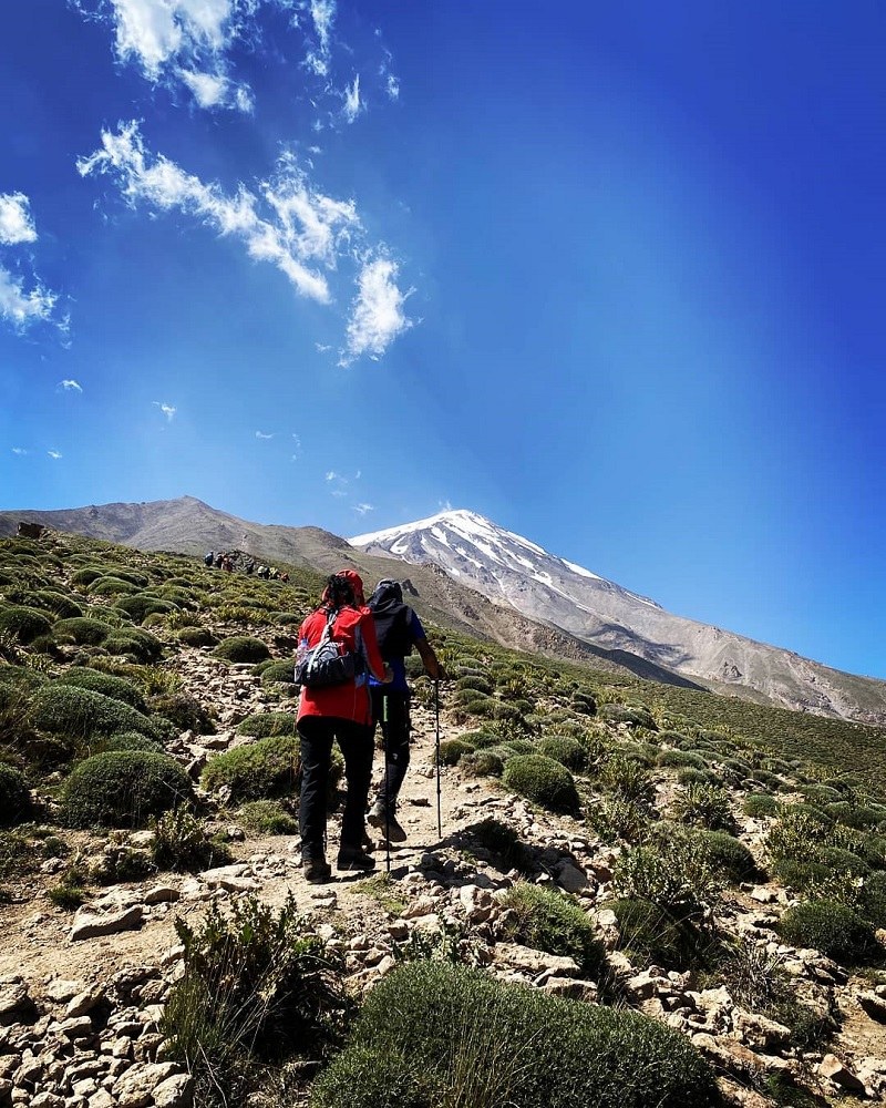 Climbing Damavand Mount