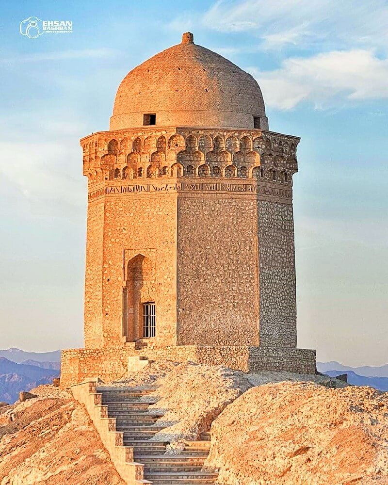 Entrance of Gonbad Aali Tomb Tower