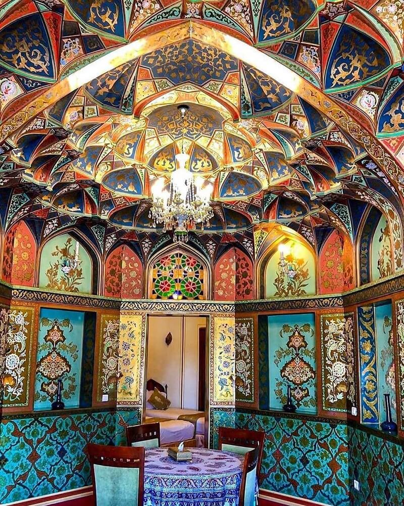 Inside Abbasy Hotel Persian Caravansary