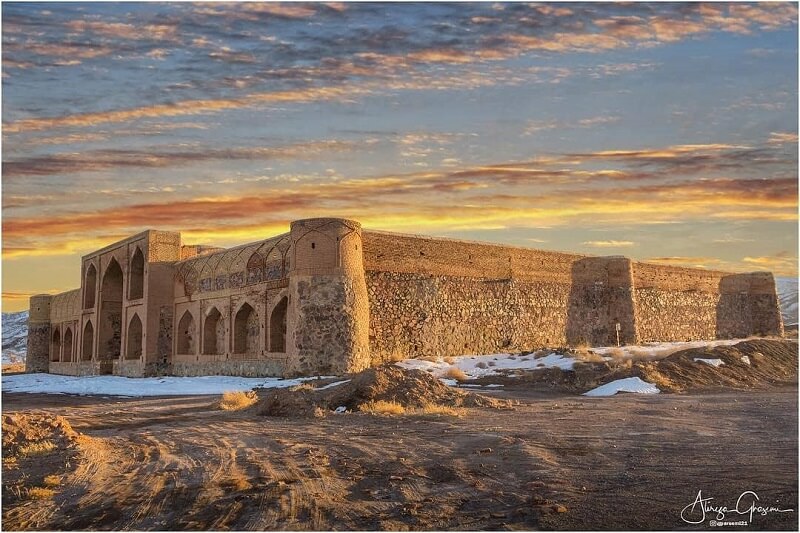 Persian Caravansary in Balabad near Natanz