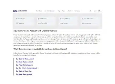 Buy Gaming Account