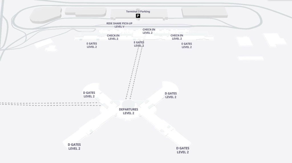 Facilities of the Harry Reid Airport