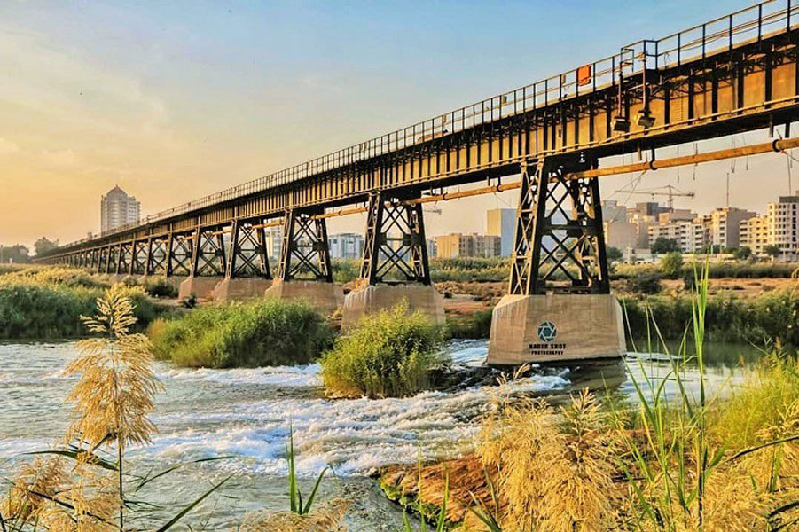 Black bridge of Ahvaz