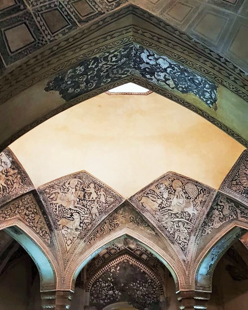 Ceiling decorations of Vakil Bath of Shiraz