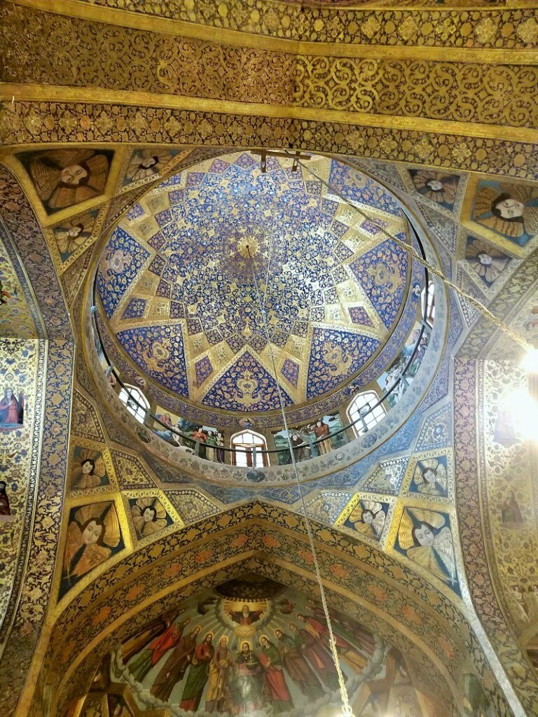 Wall decorations of Vank Cathedral in Isfahan