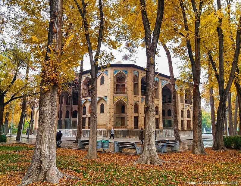 The Ceiling of Hasht Behesht Palace