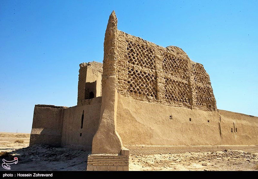 The old ancient windmills of Iran in Sistan and Baluchistan province