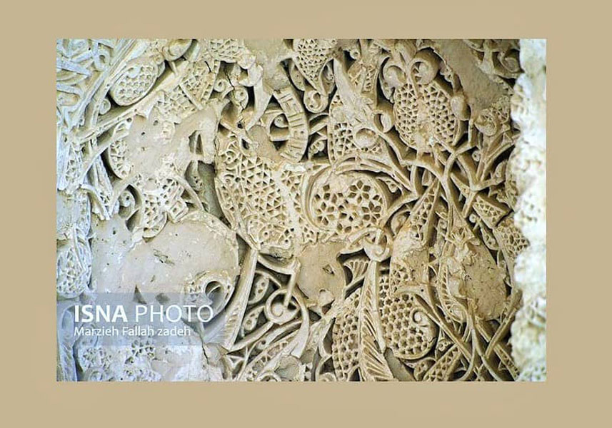 Details of plasterwork of Jameh Mosque of Abarkooh