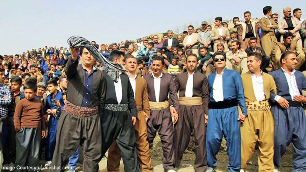 Local clothes of Iranian Kurdish men